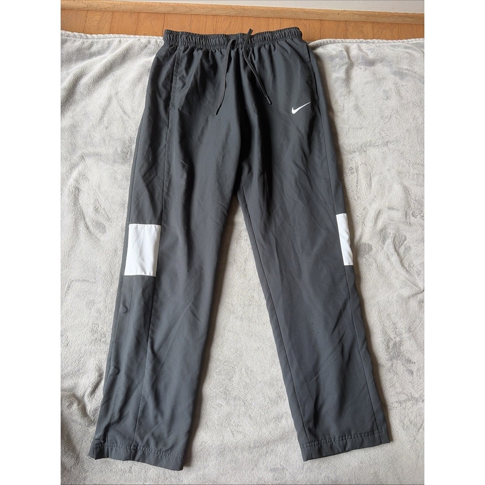 Nike Dri-FIT Track Pants Mens XL Gray Colorblock Warm Up Snap Cuff CV0096-060